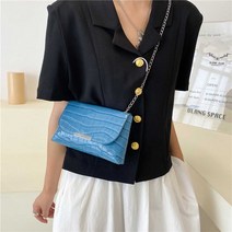 S LUKKC 크로스백 Bags for Women Classic Summer Women Fashion One Shoulder Bag Satchel Chain Messenger V