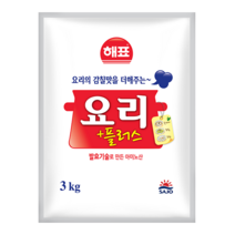 사조 해표 요리플러스 3kg 2개 빠른배송 미원 MSG 조미료 요리 가루, 1개