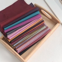 소잉홀릭 대폭-안감지) 의류용안감원단(28컬러) - 다후다 다우다원단 / 무지원단, 12 연핑크