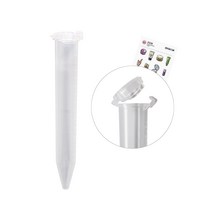 코니컬 튜브 이지캡 15ml 멸균 의료 실험 코니칼 원심 분리 시험관 원터치 캡 샘플 연구 실험 과학 도구, 1팩＋스티커증정