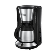 Besuche den Russell Hobbs-Store 가정용 커피머신 Hobbs 커피 머신 Adventure 스테인리스 스틸 최대 8컵의 보온 용기 1.0l 자동 전원 차