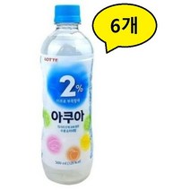 롯데칠성음료 이프로부족할때 아쿠아, 500ml, 6개