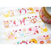 캐릭터 박스테이프 (9종) / 디자인테이프/ 캐릭터 박테/ 박테/ 디테, 멜멜 디저트 박테