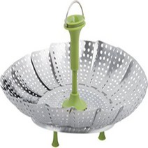 Trudeau Stainless Steel Vegetable Steamer null, 1, Silver