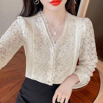 여성 쉬폰셔츠 블라우스 하객 휴양지 러블리한 오피스룩 연예인룩 캐주얼 홍대패션