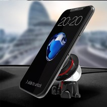 싼타페TM 차량용 자동차 스마트폰 대쉬보드 캐릭터자석거치대, 1개, 블루