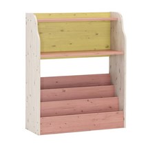 스텔홈 젤다 800 수납형 전면 책꽂이, 인디핑크