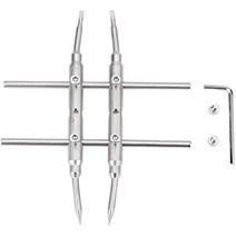 일본직발송 2. VBESTLIFE MUGAST 게 눈 렌치 카메라 렌즈 수리 110MM 조정 가능 3 열 구멍 스테인레스 스, One Size, One Color