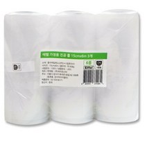 에펠 가정용 진공 포장 비닐 팩 15cm x 6m, 21개입