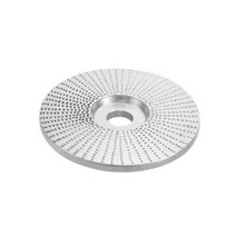 비슈몰유통 목공용 우드 그라인더 휠 디스크 공구 커터 100MM SILVER