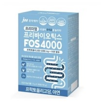 JW중외제약 프리미엄 프리바이오틱스 FOS 4000 플러스 아연 프락토올리고당 유산균, 30포, 14박스