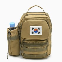 캠핑가방 물병포켓 태극기패치 밀리터리 미니 크로스백 아버지선물, 밀리터리디지털