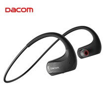 Dacom Athlete 무선 헤드폰 스포츠 IPX7 방수 블루투스 이어폰 AAC 달리기용 20H, [02] Athlete BLACK, 02 Athlete  BLACK