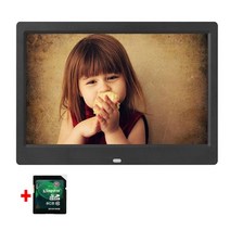 전시용모니터 승강기 디지털액자 스마트 전자앨범 10.1 인치 hd 사진 프레임 hd, 영국 플러그, 블랙 8GB