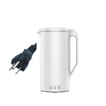 오아시 휴대용 미니 두유 메이커 500ML 벽 밀크 쉐이크 믹서기 스무디 프로세서 가전 제품 220V, 05 White 500ML_02 EU_02 220V