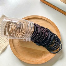 다왕 vZZ998 기본 심플 얇은 머리끈 (100개입)