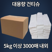 집 청소 도우미 건티슈 청소부직포 애완용티슈 5kg이상 다용도