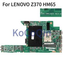 [해외] KoCoQin DAKL5MB16H0 노트북 마더 보드 용 LENOVO Z370 메인 보드 DAKL5MB16H0 HM65, 상세내용표시
