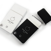 군대면도기 중학생 아빠 남자 수염정리 미니 군인 남친 선물 USB 전기 일자 면도기, USB면도기(화이트)