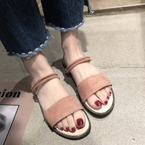 가바바 여성 샌들 동그란 투 스트랩 포인트 여름 신발 G36106
