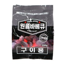 원콜 야자숯 간편점화형 200g 바베큐숯 캠핑숯 조개탄 착화탄, 단품, 단품