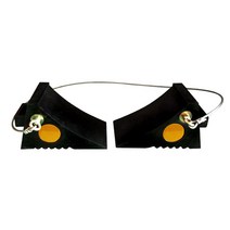 TCc녹색 고임목 밀림방지턱 승용차용 3kg 끈유 교통안전 주차 반사경 고무 횡단보도 조립식 볼라드, 1개, 상세페이지 참조