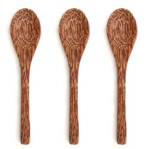 지구 빙수 요플레 아침 목기 밥 코코넛 껍질 천연 아사이보울 식사, 코코넛 나무 스푼 세 마리(패밀리웨어)