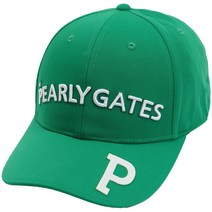 일본 팰리게이츠 PEARLY GATES 트윌 캡 골프웨어 맨즈 봄여름, 프리, 그린140, 1개