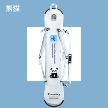 ROCKSKI 스노보드 가방 캐리어 스노우보드 데크 백 엣지백 숄더, 팬더