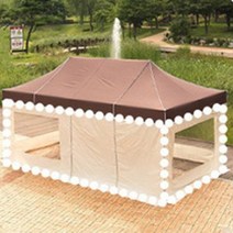 천막둘레천 가림막 바람막이 3X6 캐노피막이, 베이지