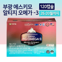 부광 에스키모 알티지오메가3 120캡슐, 1개