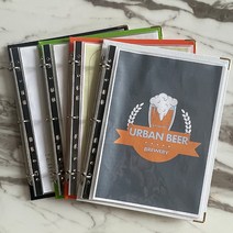 [당일출고] 신아몰 - A4 친환경 에코 메뉴판 + 속지5매, 백색