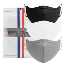 얼큰이마스크 KF94 새부리형 국산 귀안아픈 귀편한 숨쉬기편한 마스크 특대형 빅사이즈 특대, 1개입, 50매, 01. 화이트