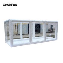 팽창식 차고 자동차 커버 페인팅 세차 쉼터 텐트 휴대용 스프레이 페인트 부스 텐트 판매, 2.WHITE - 5X2.8X2M