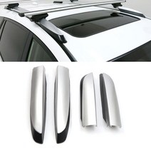 실버 루프 랙 수하물 랙 도요타 RAV4 XA40 2013 바 레일 엔드 커버 셸 캡 트림, 01 1 set