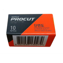 도루코 프로컷 단면도 DN52 10입 /면도칼/커터날, 16세트
