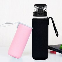 네오플랜 물병 텀블러 파우치 보온병가방, 1개, 심플 텀블러파우치750ml-핑크