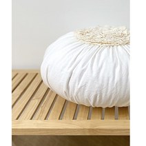 [라온] 크림호박쿠션(3color), 크림화이트