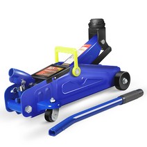 유압잭 카센터 자동차 타이어교체 하체수리 수동펌프, 10.5KG 2톤 플라스틱 상자