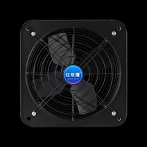 저소음 환풍기 가정용 고기냄새 환기 창문 음식냄새, 10인치 단일 메쉬 + 순수 구리 코어 모터