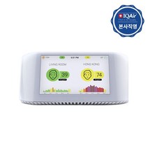 IQAir / 아이큐에어 [본사정품]아이큐에어 에어비주얼 프로-RE 미세먼지측정기 실내공기질측정 모니터 AVP-RE, 선택완료, 단일옵션