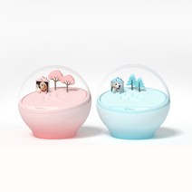 다이꾸 반려동물 핸드프린팅 강아지 고양이 발도장, 1개, 아이스스노우 (블루)