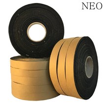 닥트 이음 씰링재 난연 흑색 NEO 바킹 점착 테이프 - 5T-60mm-8m, 60mm 1롤