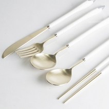 오너클랜 스칼렛 티타늄 커트러리 5종