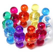 네오디움 장구자석 큐티 메모 체스 28mm, 보라/특대28mm