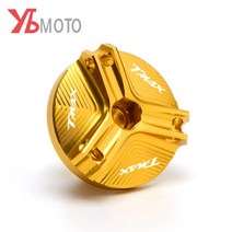 실내 튜닝 차량 몰딩 스티커 인테리어 오토바이 CNC 엔진 오일 캡 볼트 나사 필러 커버 야마하 T-MAX 500 S, 02 TMAX Gold