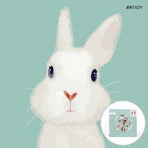 아트조이 DIY 명화그리기 아기 토끼 20X20cm