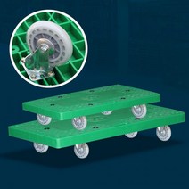 리어카바퀴 쇼핑캐리어 달리 중 인라인 철대차 미니카트 이동식선반 구르마 운반작업, 달리 중 그린 인라인