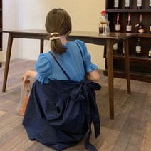 퐁순싸롱 뷔스티에 퍼프 반팔 레이어드 플레어 롱 원피스 SY