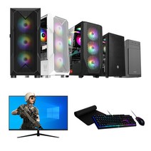 조립 사무용 게이밍 PC 데스크탑 컴퓨터 인텔 8GB SSD장착 윈도우10 설치 바로사용 모니터 세트, 본체만, 03. 사무용 가성비 에디션